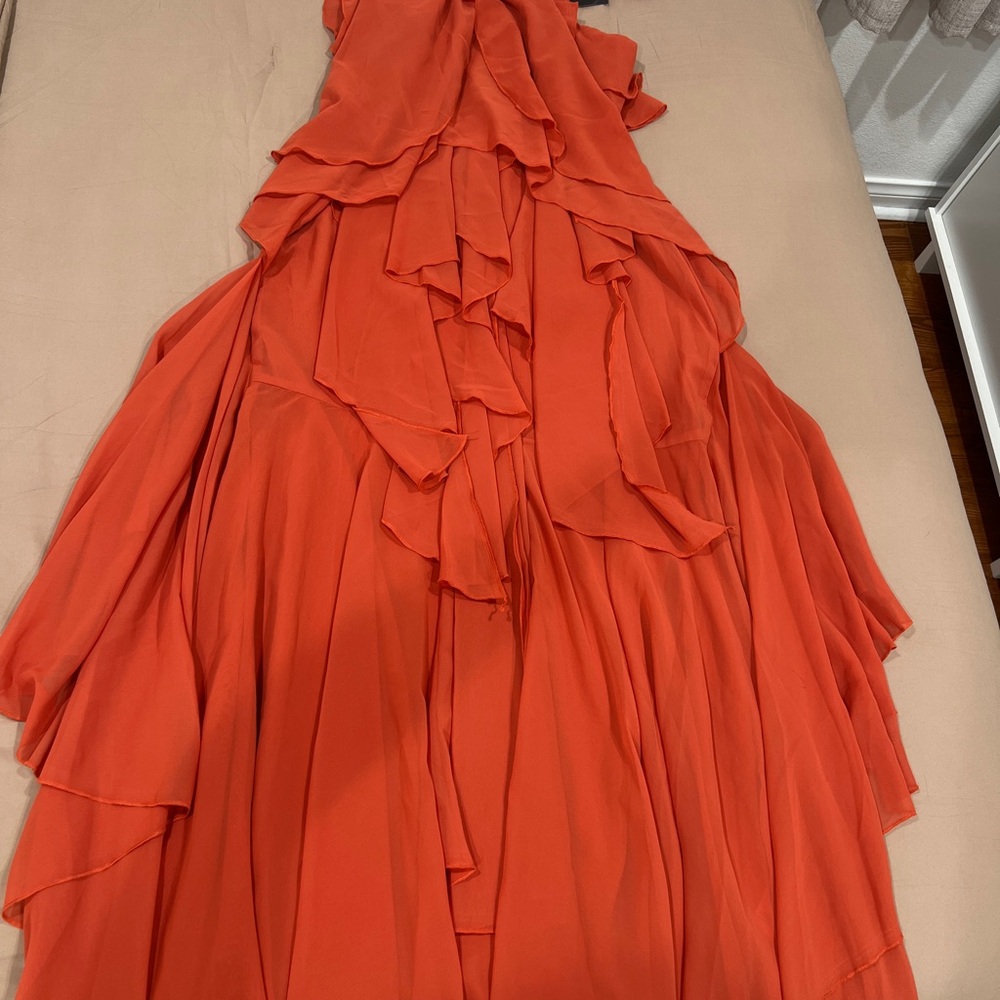 PrettyLittleThing Vibrant Orange Dress